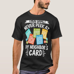 Bingo Caller Player Lucky Bingo 15 T-Shirt