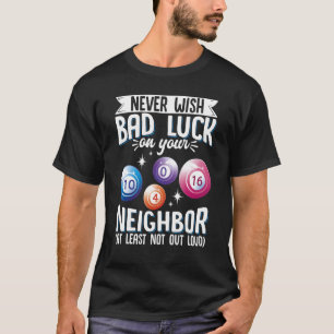 Bingo Caller Player Lucky Bingo 49 T-Shirt