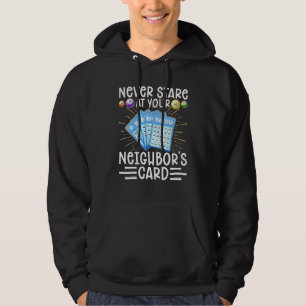 Bingo Caller Player Lucky Bingo 54 Hoodie