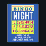 Bingo Card, Bingo Night Advertising Flyer<br><div class="desc">Bingo Card,  Bingo Night Advertising Flyers By The Business Card Store.</div>