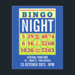 Bingo Card, Bingo Night Advertising Flyer<br><div class="desc">Bingo Card,  Bingo Night Advertising Flyers By The Business Card Store.</div>