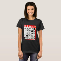 Bingo Card Black T-shirt