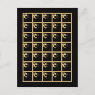 Bingo Card Markers Sweet 16 Gold Black