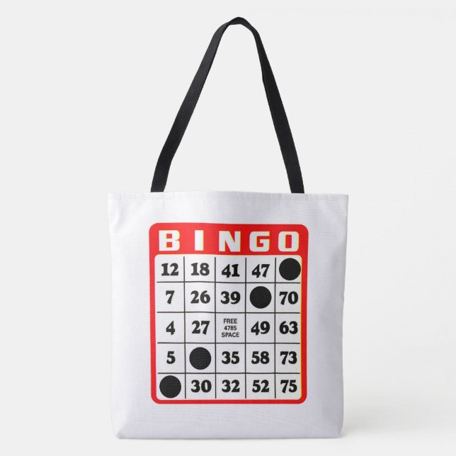 Bingo Card Shoulder Bag (Front)