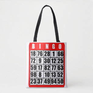 Bingo Card  Tote Bag