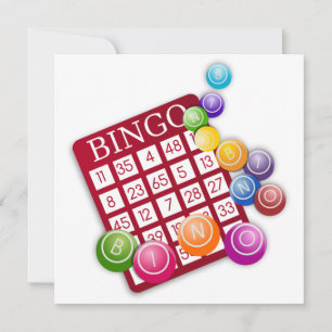 BINGO Card with BINGO Balls