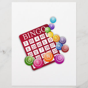 BINGO Card with BINGO Balls