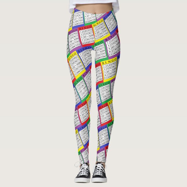 BINGO Cards Women's Leggings (Front)