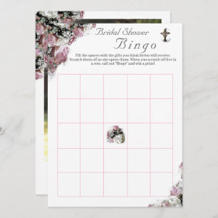 Bingo Catholic Bridal Shower Game & Photo