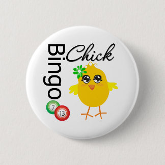 Bingo Chick 2 Inch Round Button