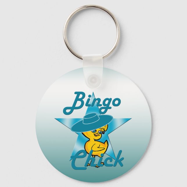 Bingo Chick #7 Keychain (Front)