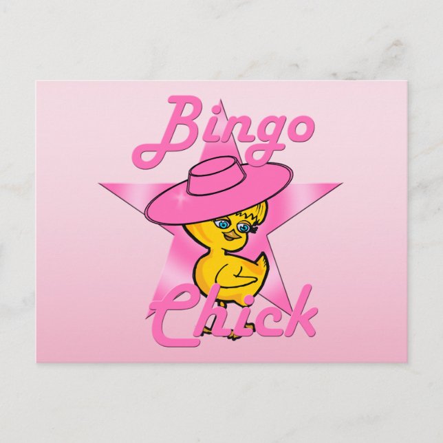 Bingo Chick #8 Postcard (Front)