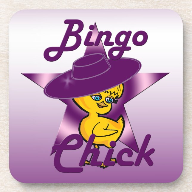 Bingo Chick #9 Coaster (Front)