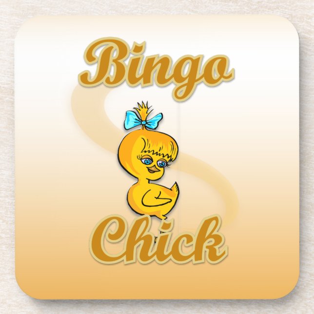 Bingo Chick Coaster (Front)