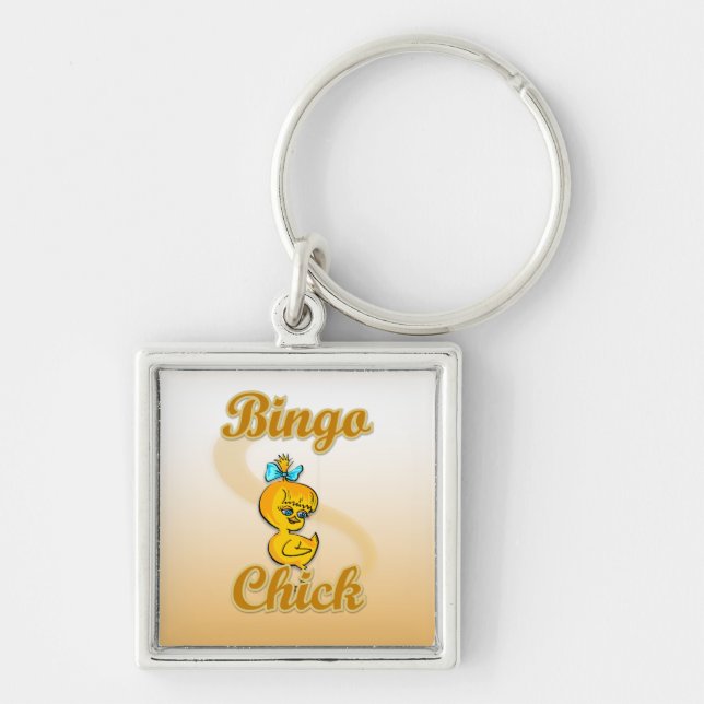 Bingo Chick Keychain (Front)