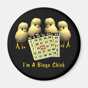 Bingo Chick Magnet