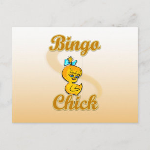 Bingo Chick Postcard