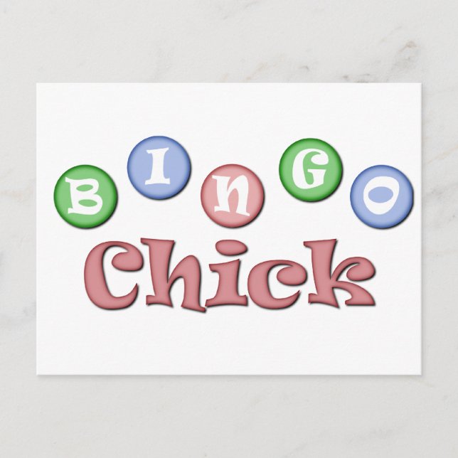 Bingo Chick Postcard (Front)