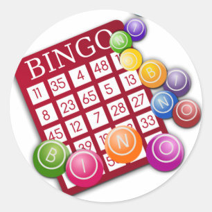 Bingo Classic Round Sticker
