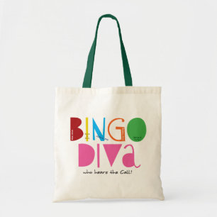 Bingo Diva Budget Tote Bag