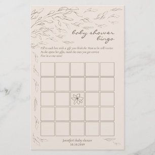 Bingo Game Little Flower Ivory