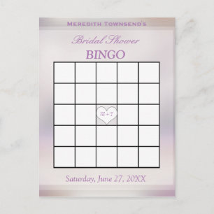 Bingo Game   Tree of Life Invitation Postcard