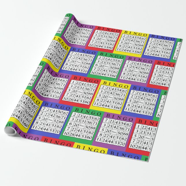 BINGO Gift Wrap (Unrolled)
