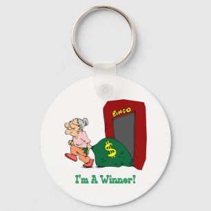 Bingo - I'm A Winner Keychain