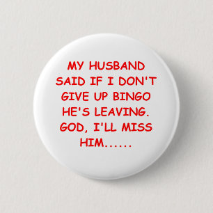 BINGO joke 2 Inch Round Button