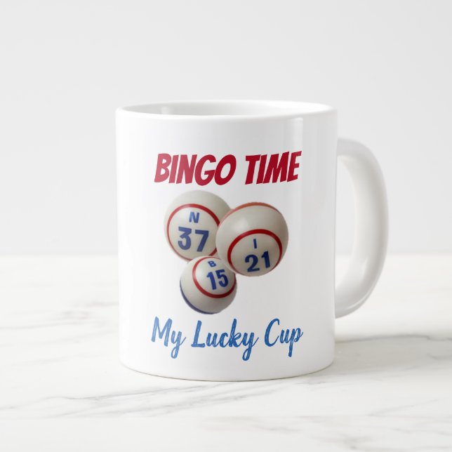 Bingo Jumbo Mug (Front Right)