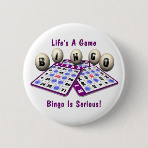 Bingo: Life's A Game 2 Inch Round Button