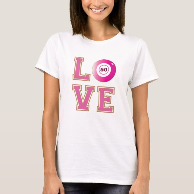 Bingo Lover Personalized T-Shirt (Front)