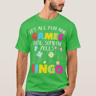 Bingo Lovers Casino Games Bingo Fan Gambling T-Shirt