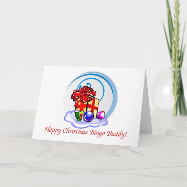 Bingo lover's Christmas card (Front)