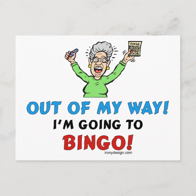 Bingo Lovers Postcard (Front)