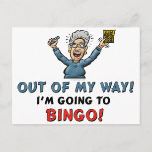 Bingo Lovers Postcard