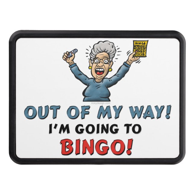Bingo Lovers Trailer Hitch Cover (Front)