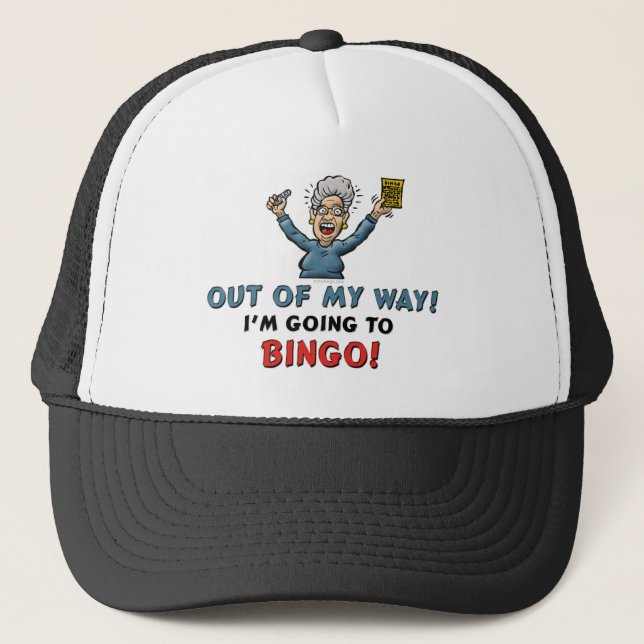 Bingo Lovers Trucker Hat (Front)