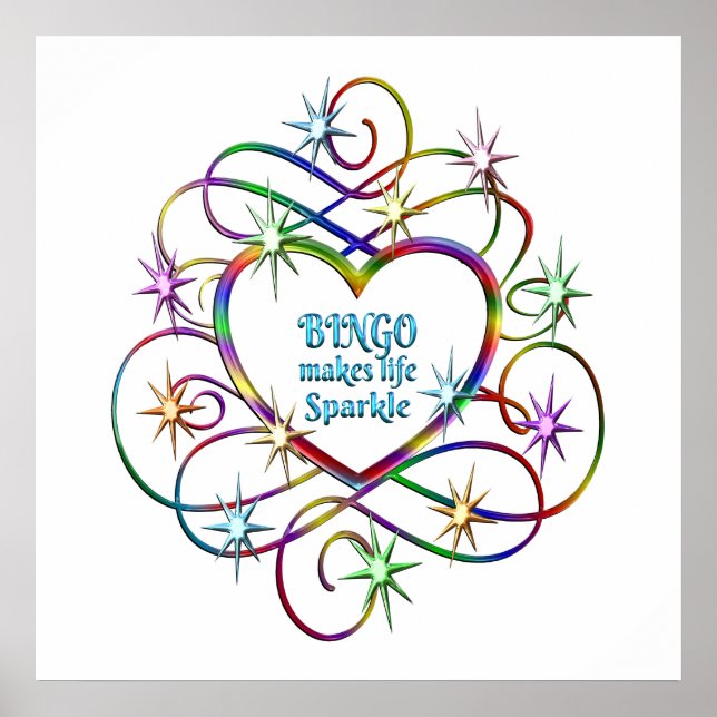 Bingo Makes Life Sparkle Poster (Front)