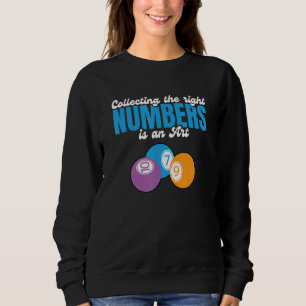 Bingo Numbers Lottery Game Lucky Players  Bingo Ni Sweatshirt