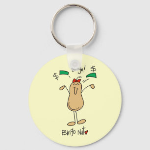 Bingo Nut T-shirts and Gifts Keychain