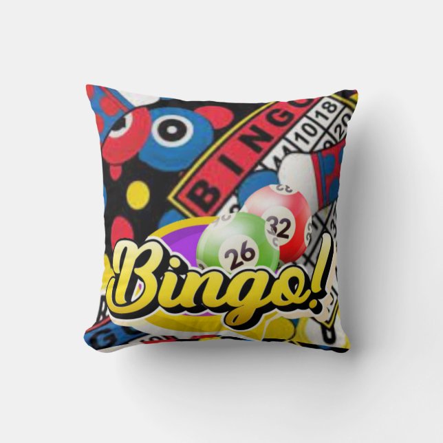 Bingo (Personalized Name) Gift Cushion (Front)