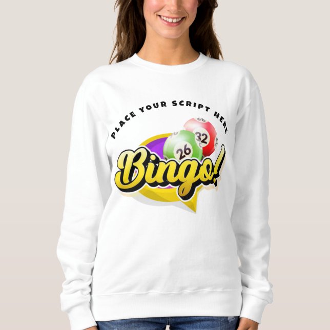 Bingo Personalized Sweatshirt (Front)