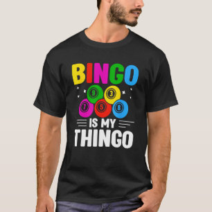 Bingo Player Bingo Halls Casino Game Card Game Bin T-Shirt