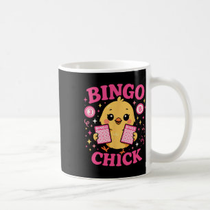 Bingo Player Chicken Girl Bingo Chick Coffee Mug