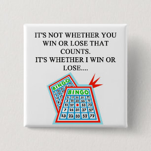 bingo player gifts 2 inch square button