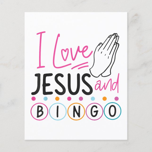 Bingo Player Jesus Faith Christian I Love Jesus An (Front)