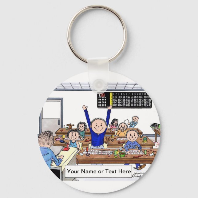 Bingo Player - Male  Keychain (Front)