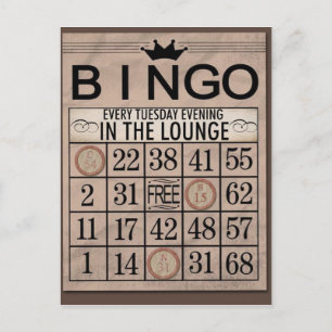 Bingo Post Cards