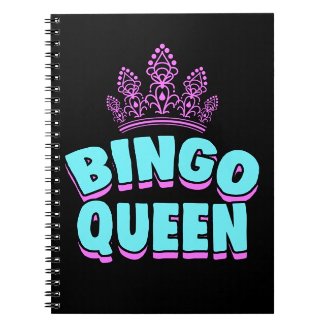 Bingo Queen Apparel Notebook (Front)